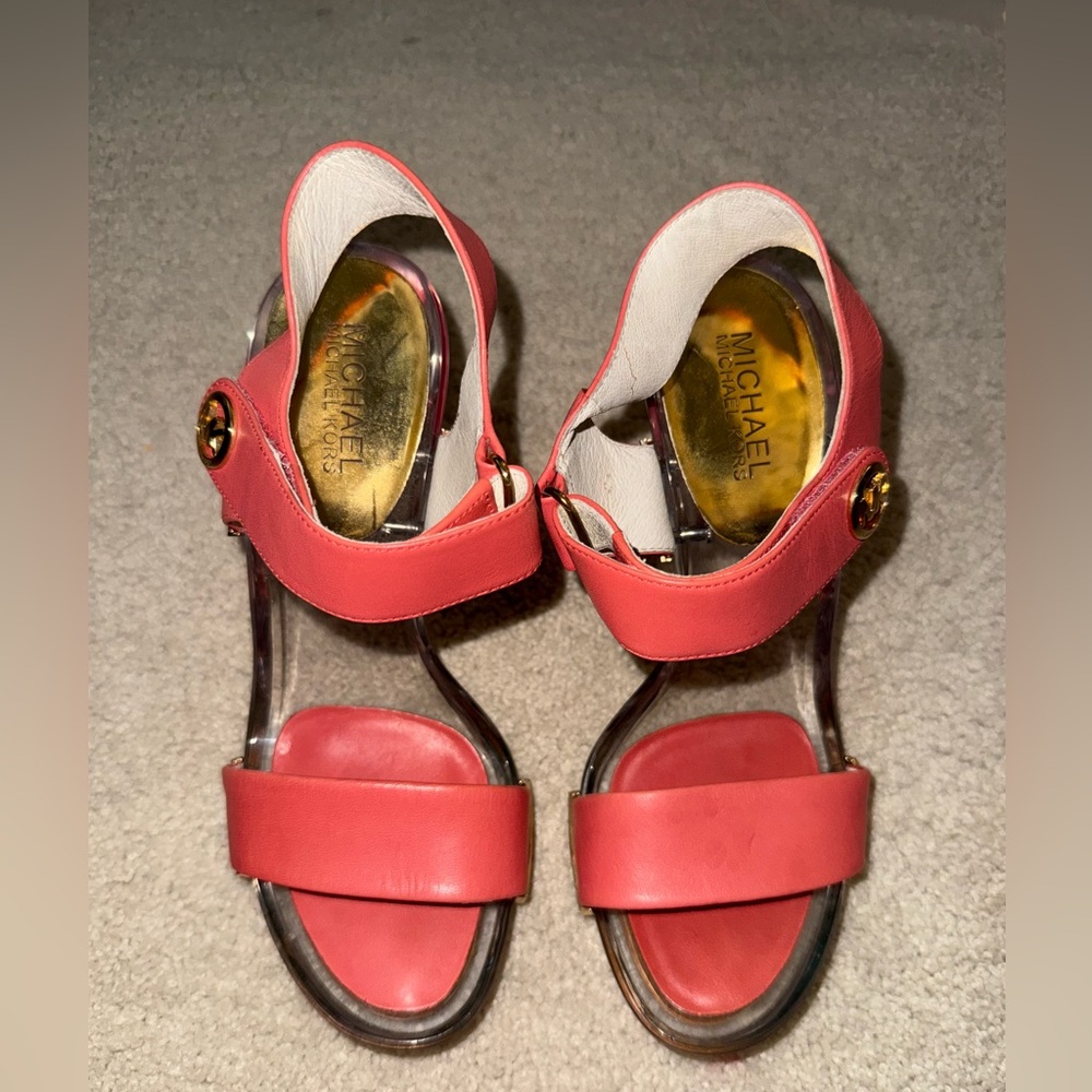 Michael Kors Peachy Orange Heels